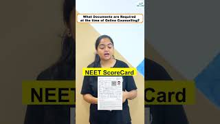 What Documents are Required at the Time of NEET Online Counselling  Shorts  InfinityLearnNEET [upl. by Ynalem216]