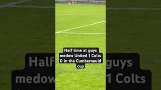 Cumbernauld United 1 Cumbernauld Colts 0 At half time [upl. by Constanta]