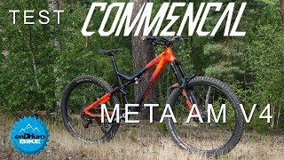 Test Commencal Meta V4 Essentiel  VTT Enduro enDHurobike Test [upl. by Nylg51]