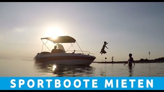 Bootsverleih an der Müritz  Sportboote und Hausboote mit und ohne Führerschein mieten [upl. by Damon]