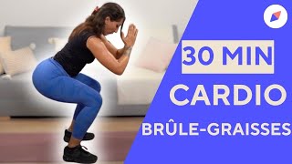 Fitness Masterclass  30min CARDIO à la maison  Spécial BRÛLEGRAISSES [upl. by Ahsead]