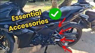 Yamaha Sniper 155  Top 8 Essential Accessories [upl. by Cuthburt28]