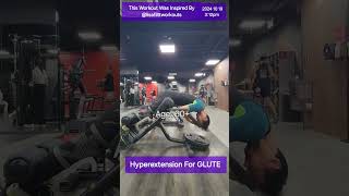 Hyperextension For GLUTE  Daily SHORT Strength Training lisafiittworkout motivation 2024 10 20 [upl. by Ahsekyt50]