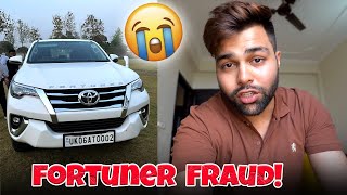 Scammer ne Chuna laga Diya🥲 Booking My New Car 😍 Fortuner Scam [upl. by Nonahs]