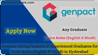 GENPACT CONDUTING MEGA VIRTUAL DRIVE FOR BOTH FRESHERS AND EXPERIENCED ON 26TH OCT 2024 [upl. by Naitsirc]