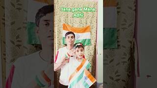 Jana gana ManaNational Anthem with lyricsBest Patriotic Song 15 August independence shorts [upl. by Ikoek]