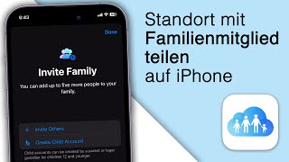 Familienfreigabe auf iPhone einrichten amp iCloud Speicher teilen 2023 [upl. by Nylhtak145]