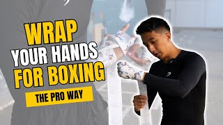 How to Wrap Your Hands for Boxing  The Pro way 🥊 boxingtraining boxingtutorial boxingtechnique [upl. by Anahsed]