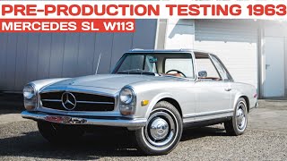 1963 MercedesBenz SL W113  World Car Videos [upl. by Emmey]