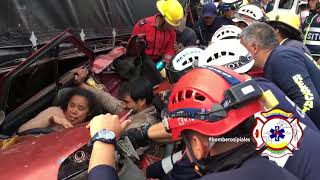 Bomberos Ipiales rescate accidente grave [upl. by Mather]