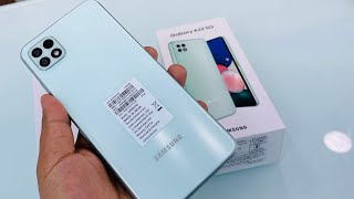 Samsung Galaxy A22 5G Mint UnboxingFirst Look amp Review 🔥 Samsung Galaxy A22 5G Price SpecEtc [upl. by Montana900]