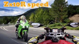 kawasaki ninja zx10r top speed 2024 [upl. by Atiuqihc922]