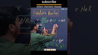 Halogen exchange reaction  finkelstein reaction  swarts reaction chemistry shorts tricks [upl. by Tomi]