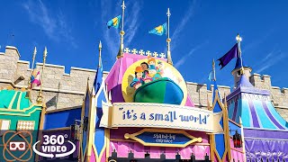 360 Classic Magic Kingdom its a Small World Ride  Disney World [upl. by Nnahtebazile120]