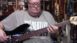 Cyndi Lauper I Drove All Night Bass Cover with Notes and Tab in Description [upl. by Aurthur]