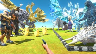 FPS Avatar Rescues Ice Monsters and Fights Lightning Monsters  Animal Revolt Battle Simulator [upl. by Elodia511]