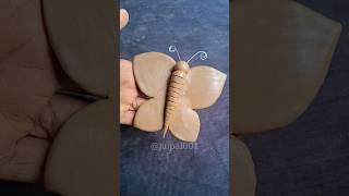 মাটির প্রজাপতি clay pottery shorts viralvideo shortsfeed butterfly ytshorts [upl. by Bertasi]