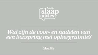 Wat zijn de voor en nadelen van een boxspring met opbergruimte [upl. by Martens155]