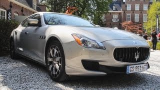 2014 Maserati Quattroporte GTS Sound  HUGE Revs [upl. by Latea371]