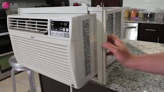 LG Window Air Conditioner  Installation 2018 Update [upl. by Ryun]