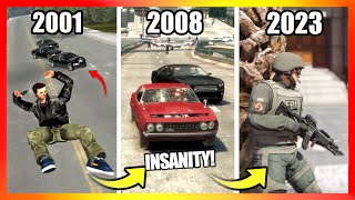 Evolution of FBI CHASES in GTA Games GTA 3 → GTA 5 [upl. by Thirion]