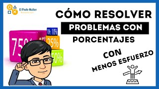 RESOLUCION DE PROBLEMAS DE PORCENTAJES AUMENTOS Y DESCUENTOS SUCESIVOS [upl. by Lebatsirhc]