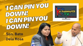 quotI CAN PIN YOU DOWN I CAN PIN YOU DOWNquot Sen Bato Dela Rosa [upl. by Aedrahs]