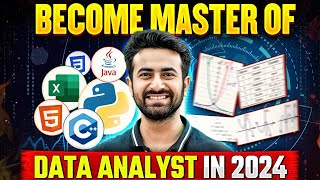 How to become Data Analyst in 2024🧐🤔 Complete roadmap of Data Analyst [upl. by Nehttam]