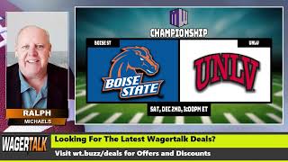 2023 Mountain West Championship Picks  Boise State Broncos vs UNLV Rebels Prediction and Picks [upl. by Narf]