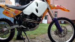 Keules KTM LC4 620 Restart mit Auspuff HXCClicker und TÜV  102009 [upl. by Rorrys610]