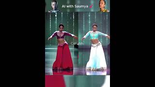 Insane dance by AI and Saumya😍ai bollywood [upl. by Assille]