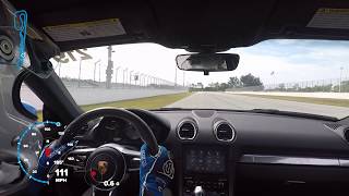 2018 Porsche 718 Cayman S  PBIR Track Day [upl. by Kimberly171]