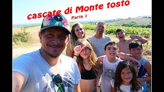 Cascate di Monte Tosto  passeggiata per bambini e famiglie Fosso del Nocino Parte 1 [upl. by Ole]