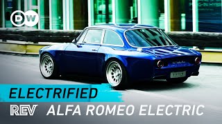 Giulia GT Electric amazing Alfa Romeo retromod EV  Exclusive drive and interview [upl. by Levison223]