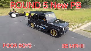 Tamiya MF01X Mercedes 85 MPH poorboysrc Speed challenge rc racing rccar [upl. by Vaas]