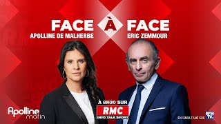 Linterview politique intégrale dEric Zemmour sur RMC [upl. by Adgam]