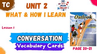 TC English  unit 2  What amp How to Learn  conversation  expressing preference  page 20 amp 21 [upl. by Postman]