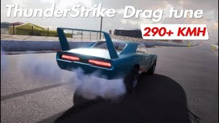 ThunderStrike Drag tune  290 KMH  Carx Drift Racing Online [upl. by Gaskin272]