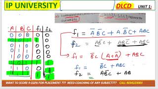 lec18 implement function using PLAprogrammable logic array ipu mid term ques solveddlcd [upl. by Adaynek]