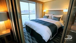 Viking Longship Stateroom Tour [upl. by Pascha518]