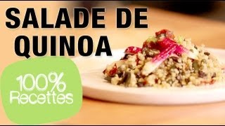 100 recettes  Salade de Quinoa et Lentilles [upl. by Yerkovich]