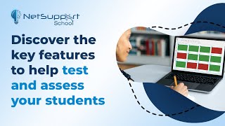 NetSupport School  Discover the key features to help test and assess your students [upl. by Ahsyekat677]