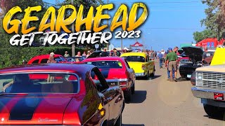 ENORMOUS CAR SHOW The Gearhead Get Together 2023 Hot Rods Classic Cars Rat Rods Street Rods [upl. by Yawnoc]