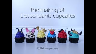 How to make Disney Descendants cupcakes [upl. by Verney]