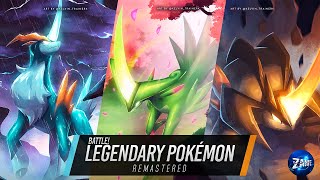 Battle Legendary Pokémon Swords of Justice Remastered ► Pokémon Black amp White [upl. by Enitnatsnoc]