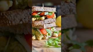 Chickpea Avocado Smash Sandwich  HighProtein amp Vegetarian [upl. by Edy]