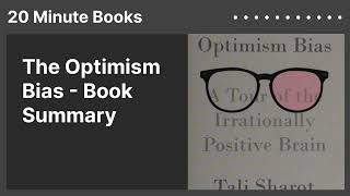 The Optimism Bias  Book Summary [upl. by Lambertson]