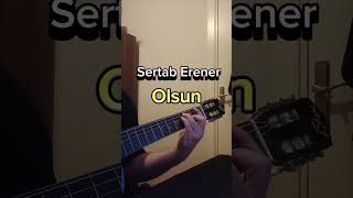 Sertab Erener  Olsun Gitar Cover sertaberener olsun gitarcover müzik [upl. by Avah]