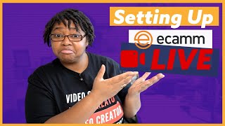 How to Use amp Setup Ecamm Live Tutorial  My Settings for Live Streaming amp Recording Videos [upl. by Amsed]