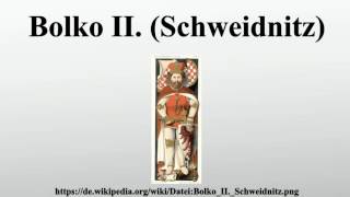 Bolko II Schweidnitz [upl. by Ycnay]